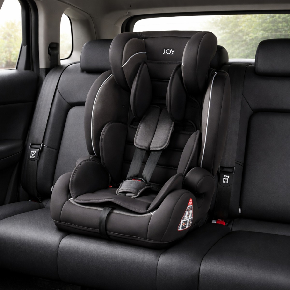 Детское автокресло JOY ISOFIX (SX-16809) Черно-серое