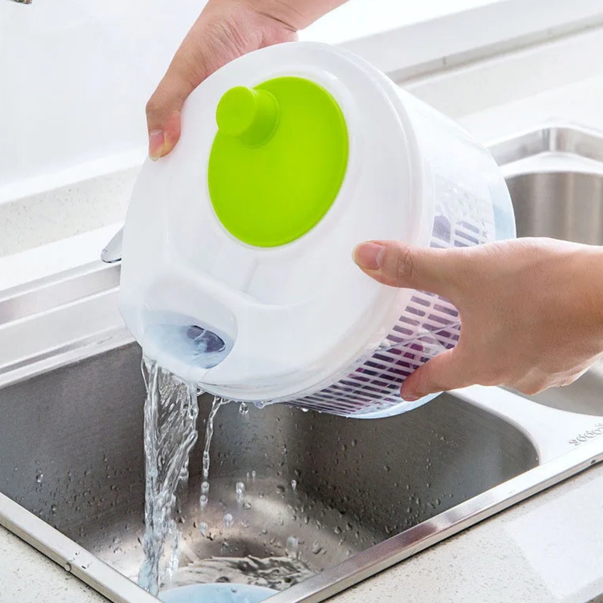 Сушарка для зелені та овочів SALAD SPINNER 21.5 х 13 см