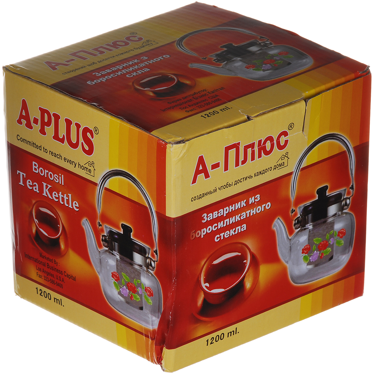 Заварочный чайник A-PLUS 1.2 л (1045)