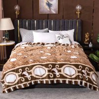 Плед Евро Colorful Home 200 х 230 (36953) Ракушки бежевые