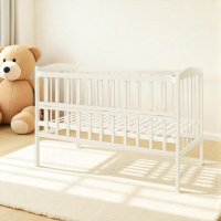 Кроватка детская с откидным бортиком TOYS 