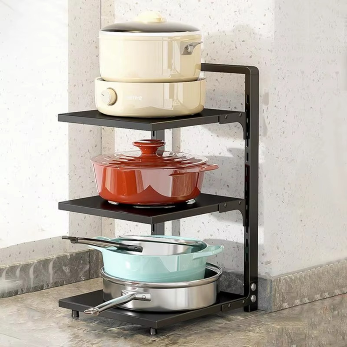 Полка-органайзер кухонная Storage Rack 3 яруса 22 х 27 х 40 см (R94695)
