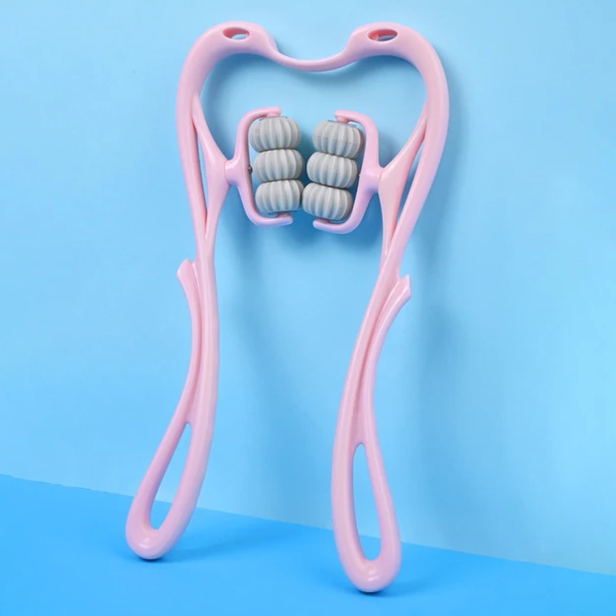 Масажер ручний для шиї 6-колісний Hexiang Neck Massager 