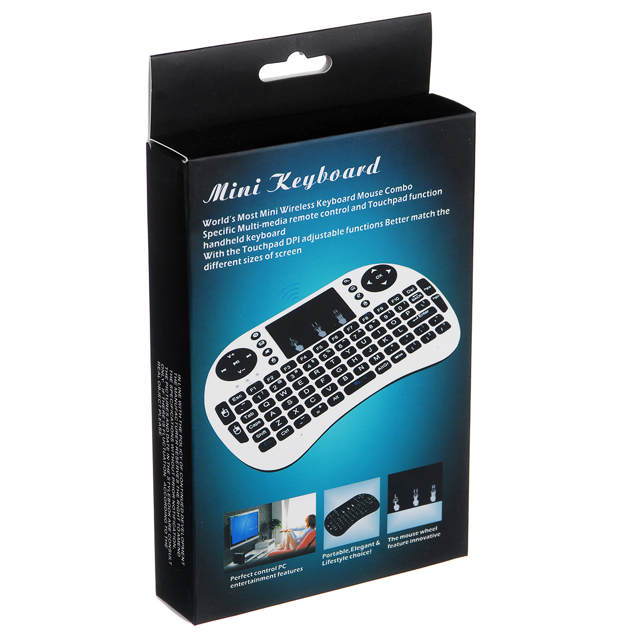 Клавиатура беспроводная KEYBOARD Mini і8 (2231) Англо-Русская раскладка