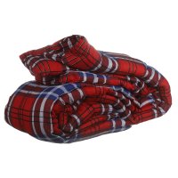 Одеяло Constancy 195 х 205 (24085) Голубое-белое с цветами