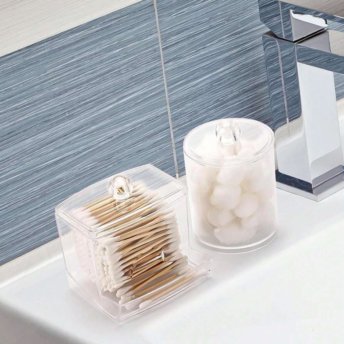 Набор органайзеров для ватных палочек и дисков Multifunctional storage box 3 шт (R10250)