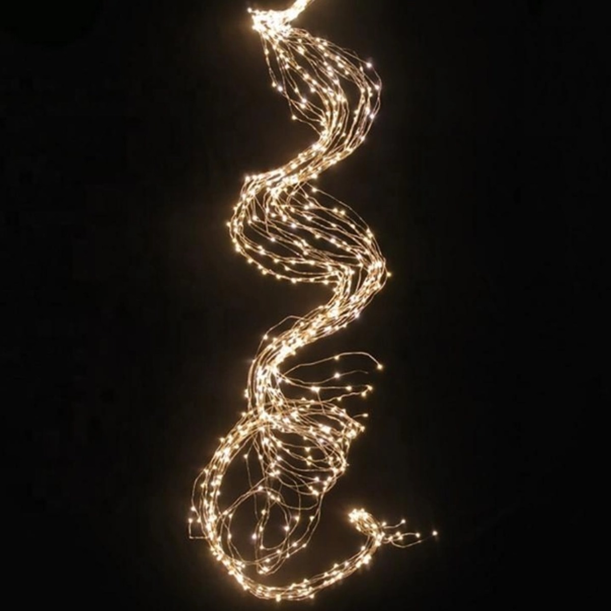 Гирлянда новогодняя Ledlight "Конский хвост" 2.5 м (RD243) Теплый белый