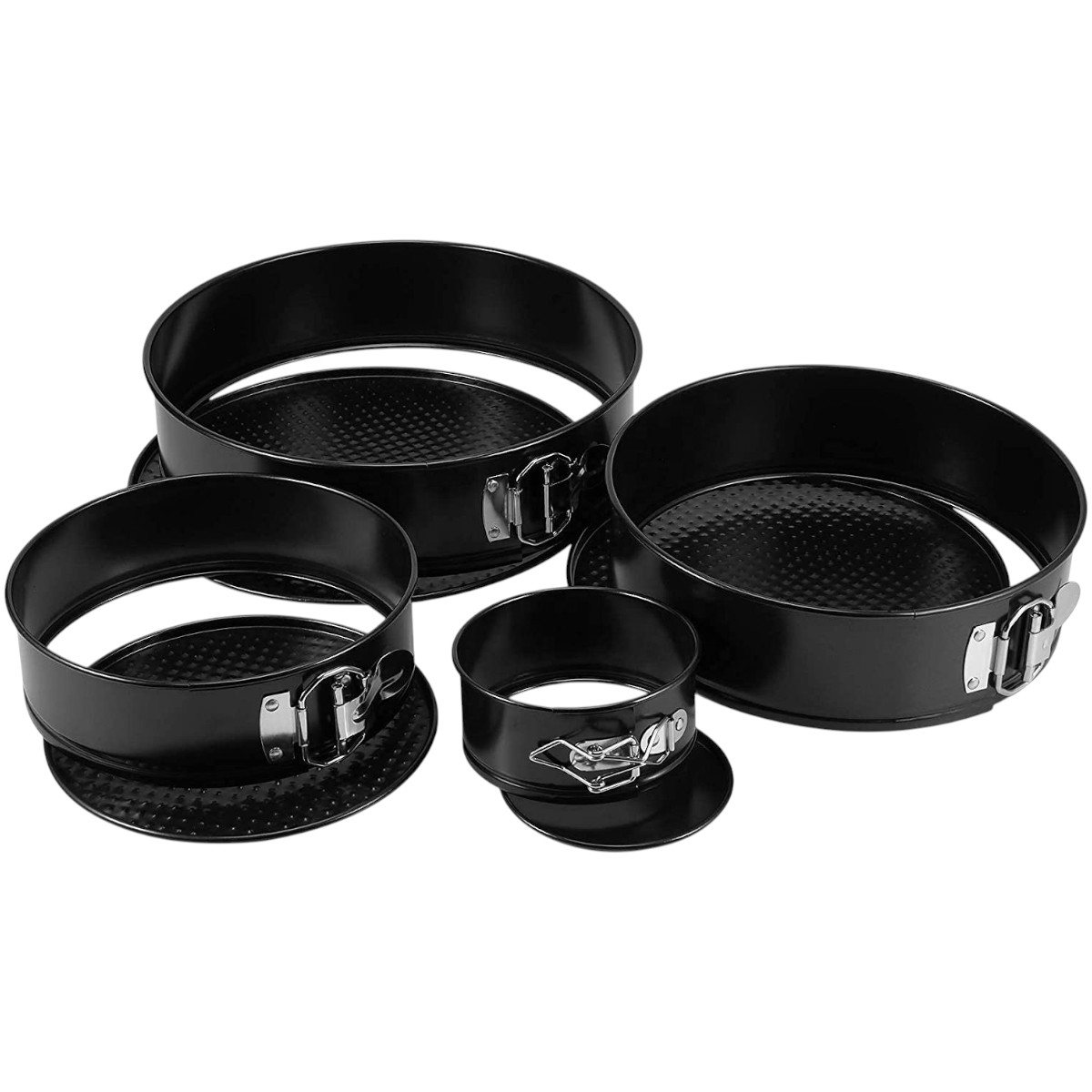 Формы для выпечки разъмные A-PLUS 4 шт (1745) Круглые