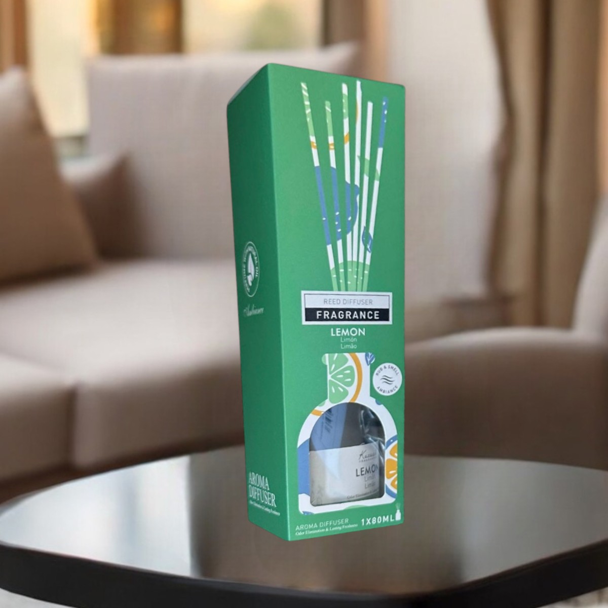 Аромадифузор Reed Diffuser Lemon 80 мл (R35155-6)