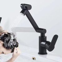 Смеситель трансформер вращающийся для ванной комнаты и кухни Swiveling Faucet