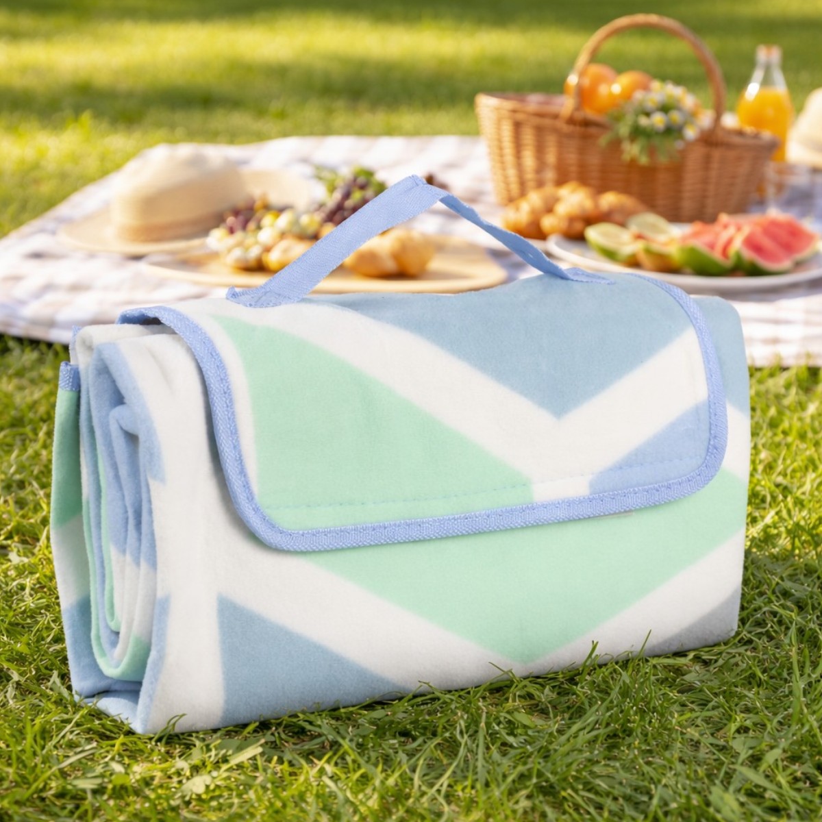 Коврик для пикника Picnic Mat флисовый водонепроницаемый 200 х 200 см (R42069-M)