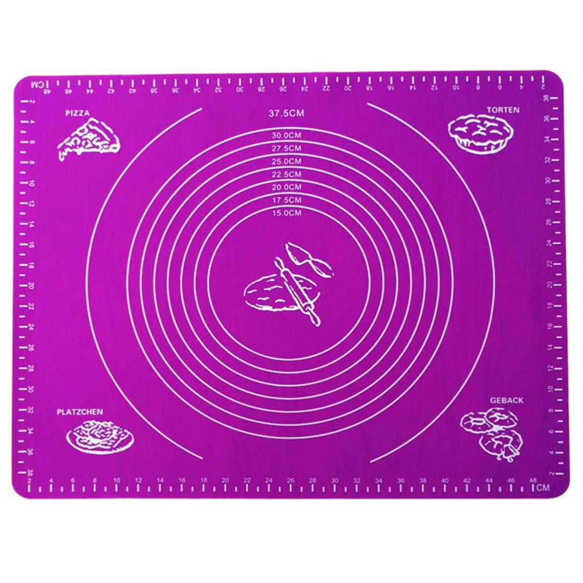 Силиконовый коврик с разметкой для коржей Silicon Mate Testa 30 x 40 см 