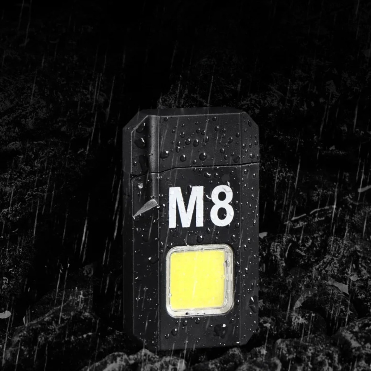 Акумуляторна запальничка USB з ліхтариком M8 (6002) 