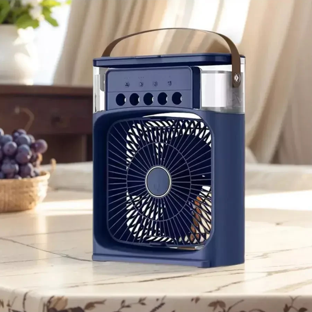 Портативный вентилятор, кондиционер с водяным охлаждением Air Cooler Fan 4 в 1 (580 AC)
