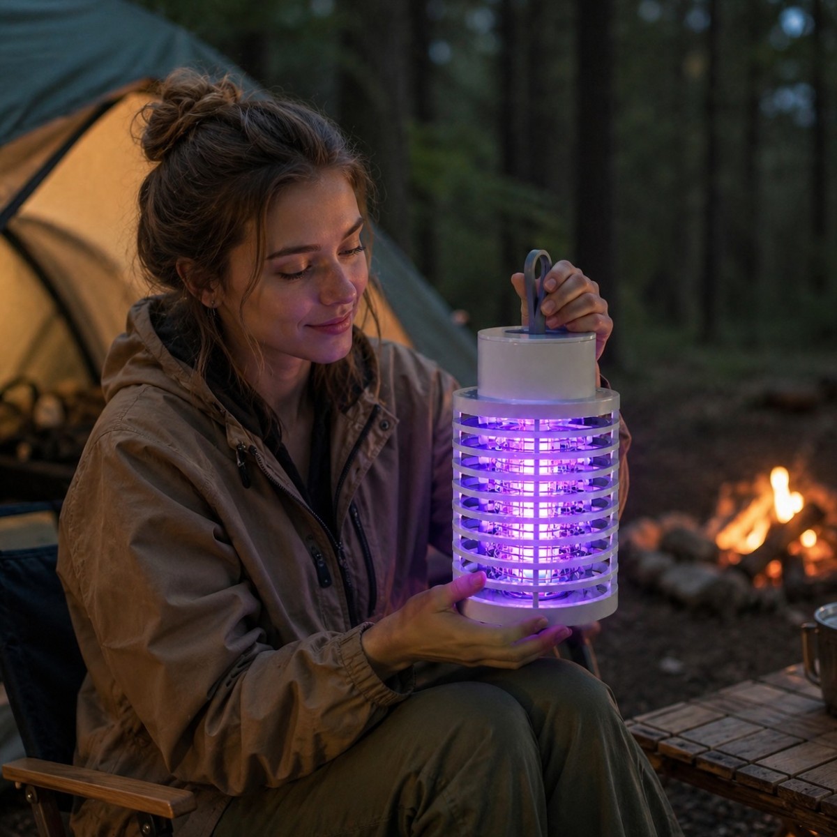 Лампа ловушка от комаров Mosquito Killer Lamp уничтожитель комаров и насекомых