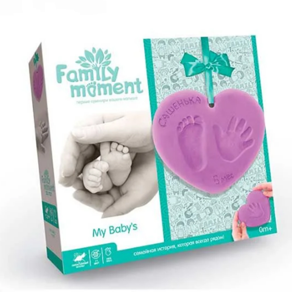 Набір для відбитка ручки та ніжки Danko Toys "Family Moment" FMM-01-01