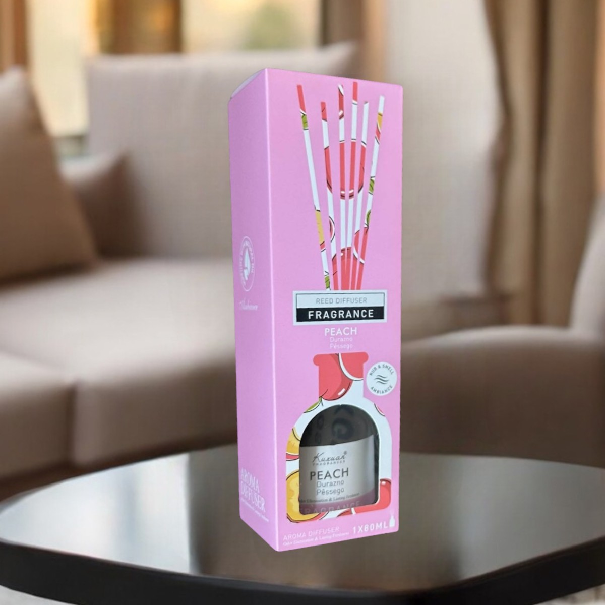 Аромадифузор Reed Diffuser Peach 80 мл (R35155-9)