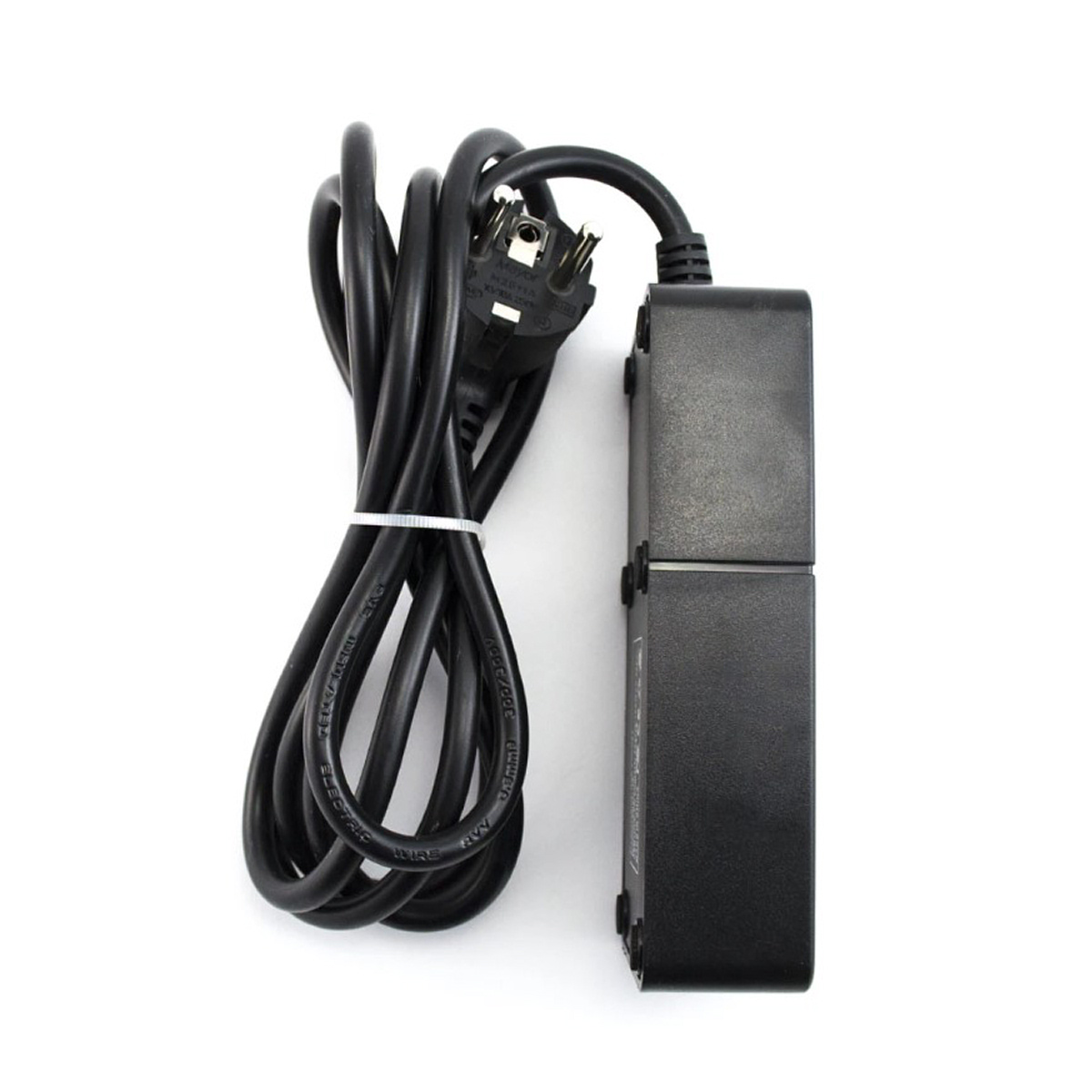 Сетевой удлинитель IQ Power на 1 розетку + 4 USB 2м (TB-T06) Black