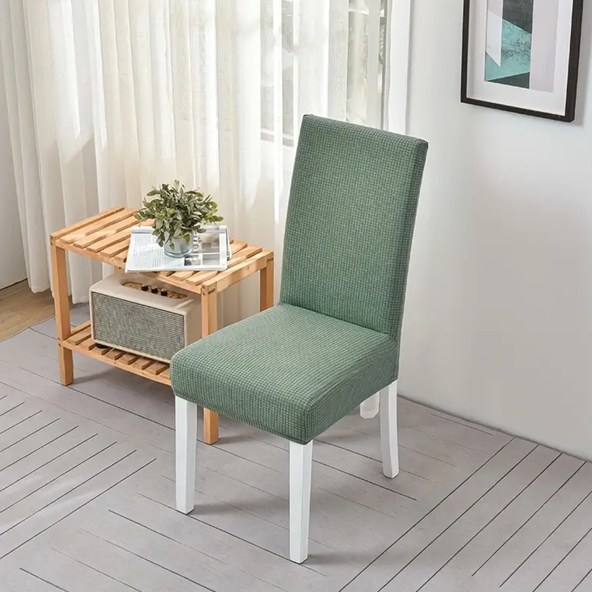 Чохол на стілець натяжний Elastica Cubre Silla "Green" 50 х 40 см~65 х 45 см (R89560-GR)