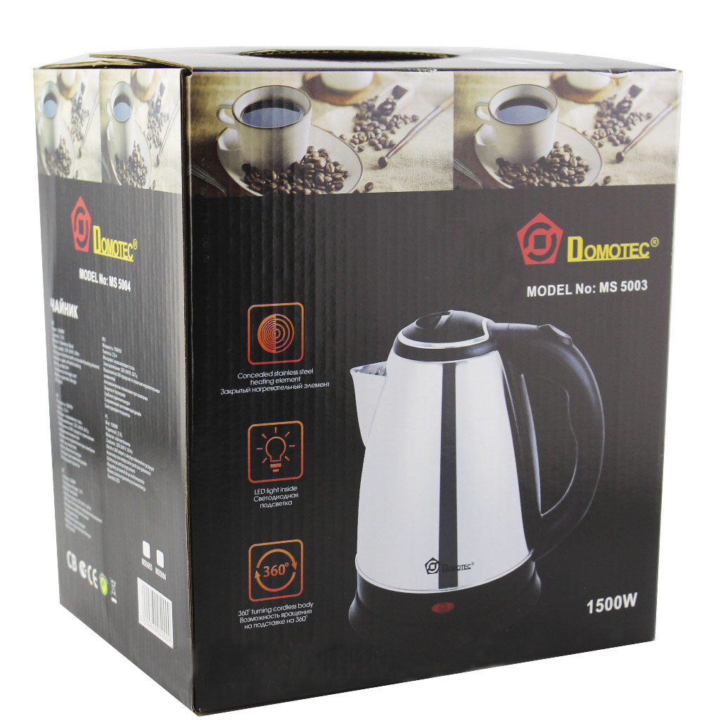 Электрочайник Domotec 1500 Ватт (MS 5003)
