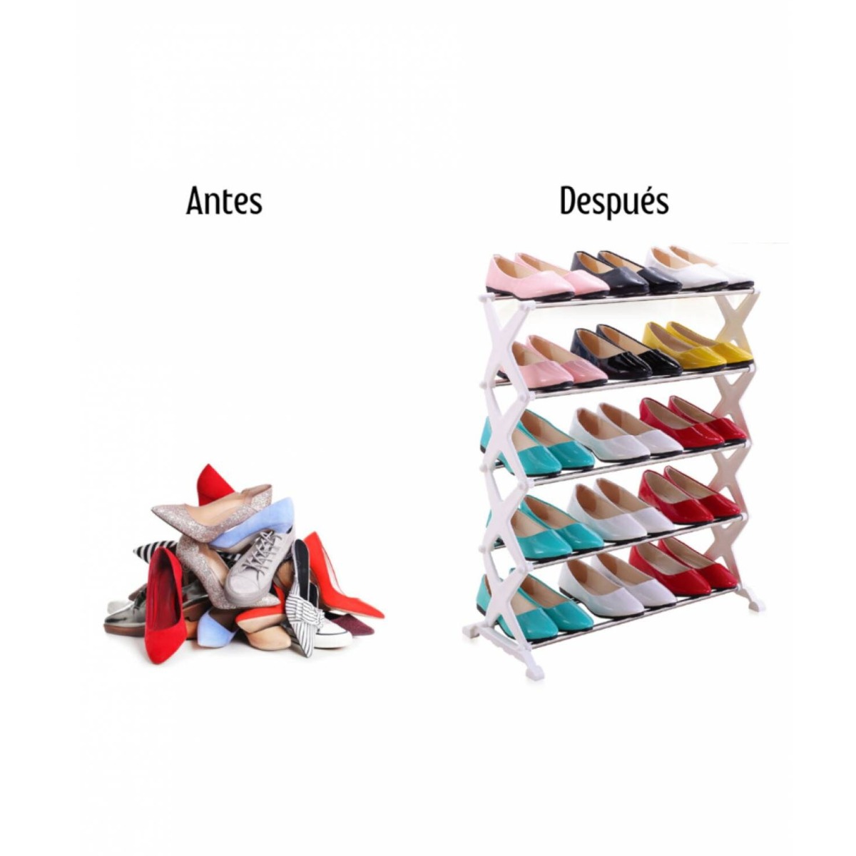 Полка для обуви складная Shoe Rack 5 полок