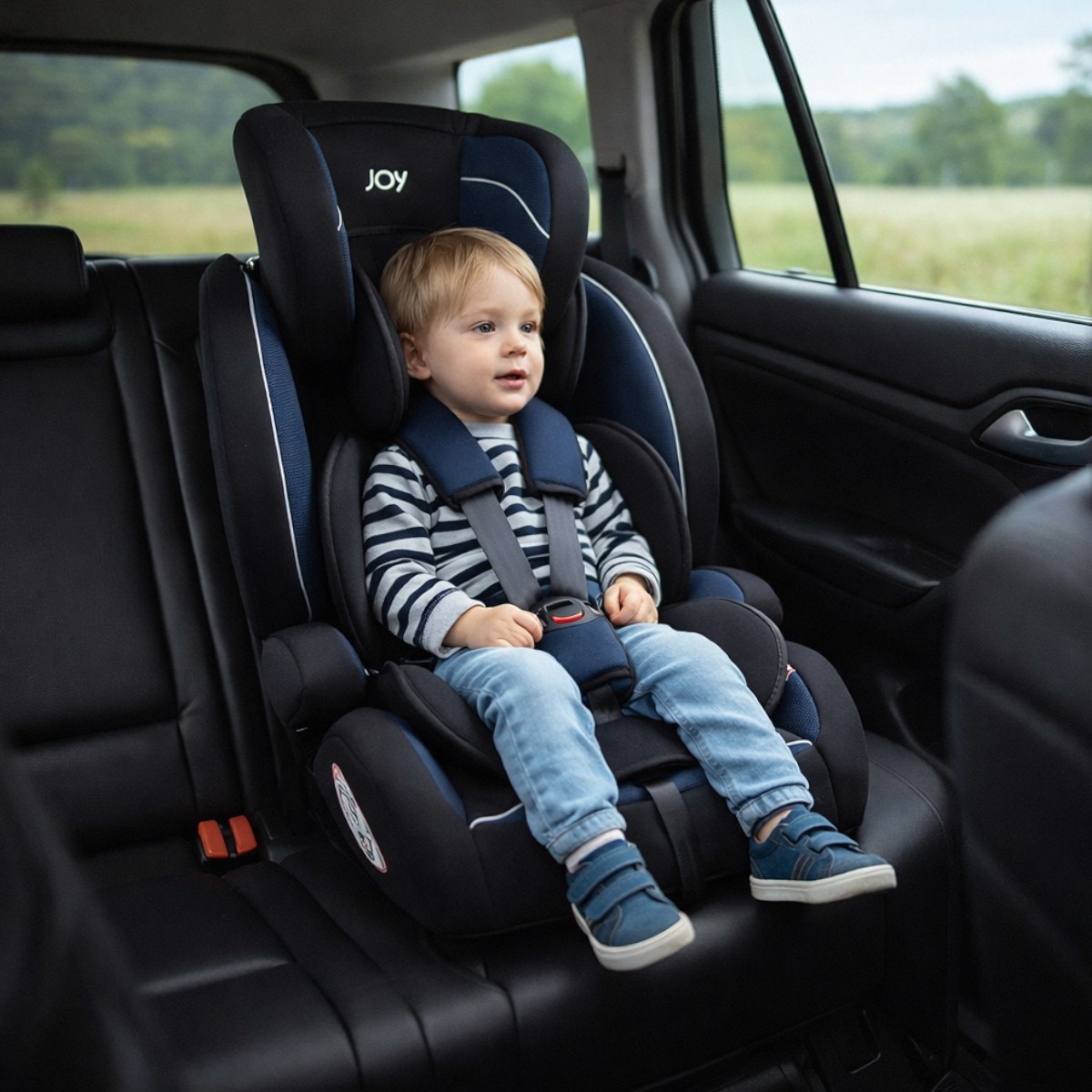 Детское автокресло JOY ISOFIX (SX-36907) Черно-синее
