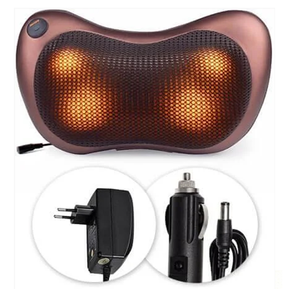 Массажная подушка с инфракрасным подогревом Massage Pillow 8128