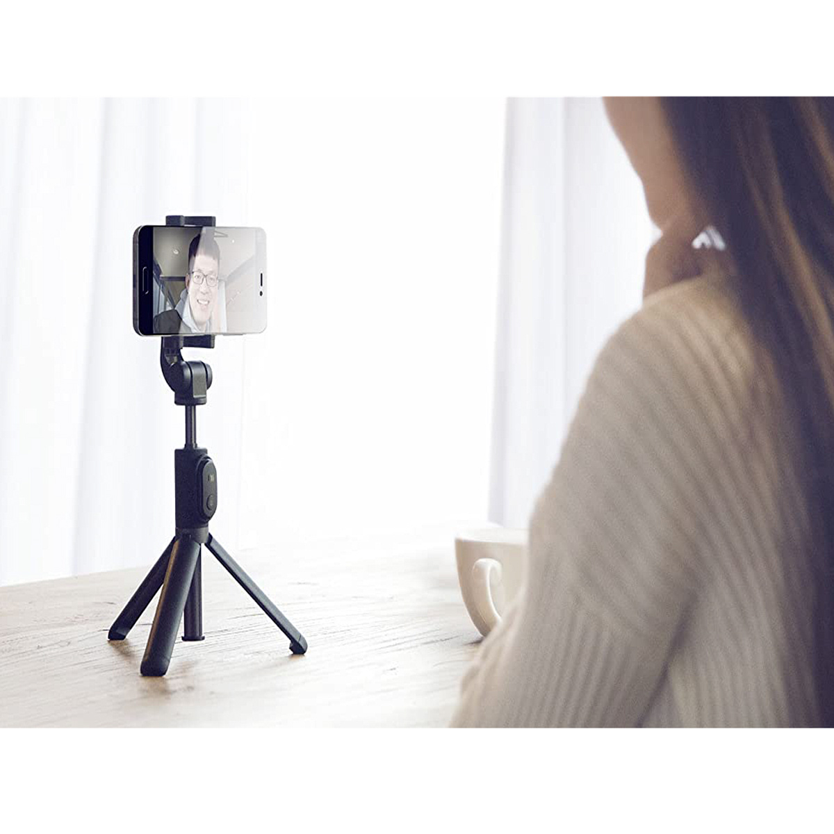 Селфи палка с триногой Selfie Stick L01