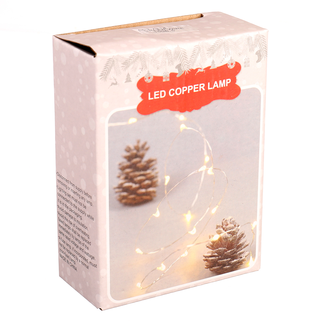 Гірлянда новорічна із сонячною панеллю Xmas 10 м Синя (7314)