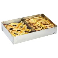 Форма раздвижная на 2 секции для торта и салатов LIGHT CABINET 28-53 х 5 см (R89557) Прямоугольная
