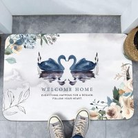 Коврик для ванной комнаты влагопоглощающий с ефектом памяти WELCOME HOME 50 х 80 см Прямоугольный