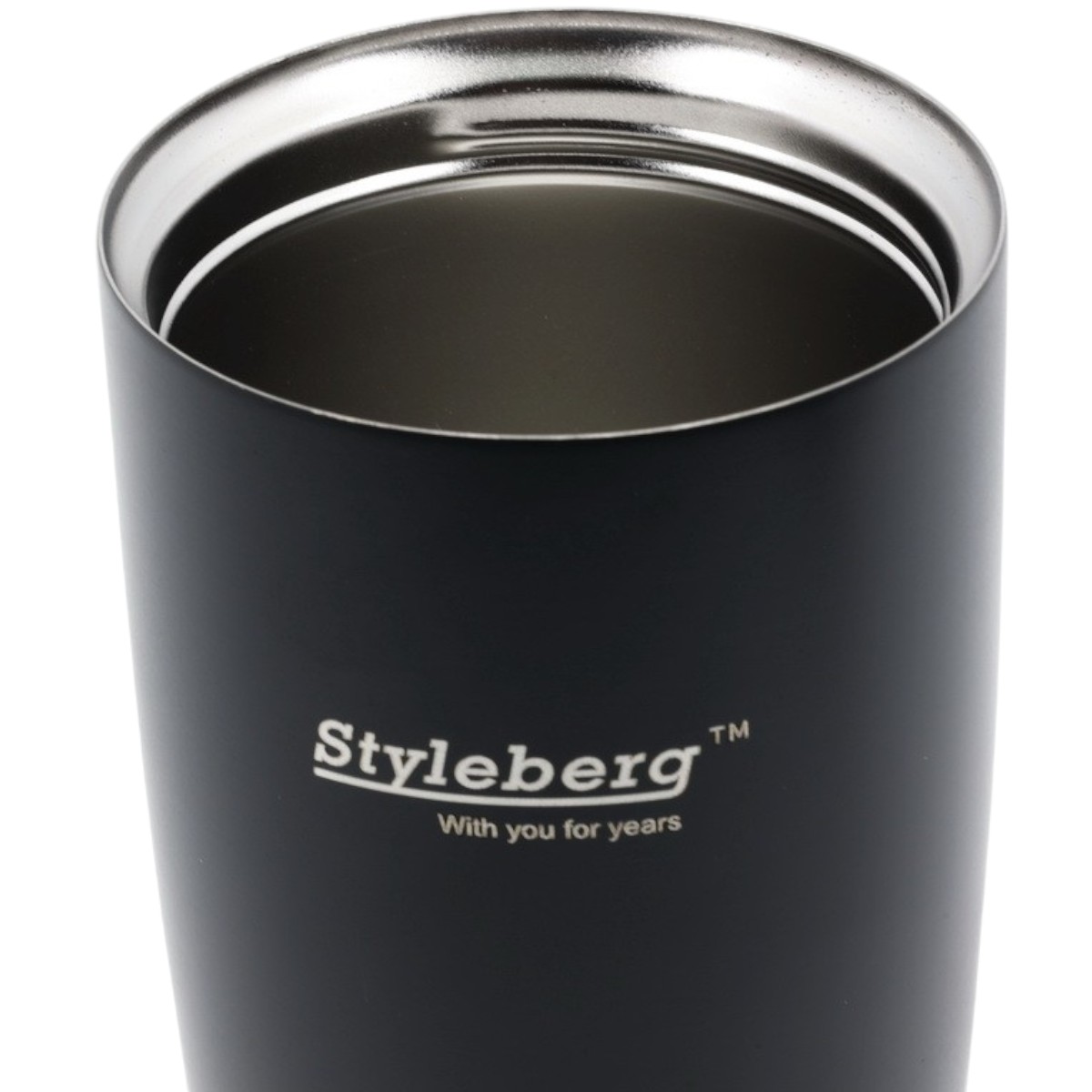 Термокружка вакуумная STYLEBERG 420 мл (1611 L) Black