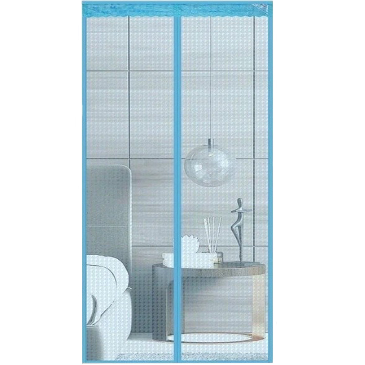Москитная дверная сетка Magic Mesh 100 х 210 см (81907) (Синий)