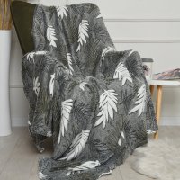Плед покрывало стрижка COLORFUL HOME микрофибра 200 х 230 (29274) Зеленый мох ЛЮКС