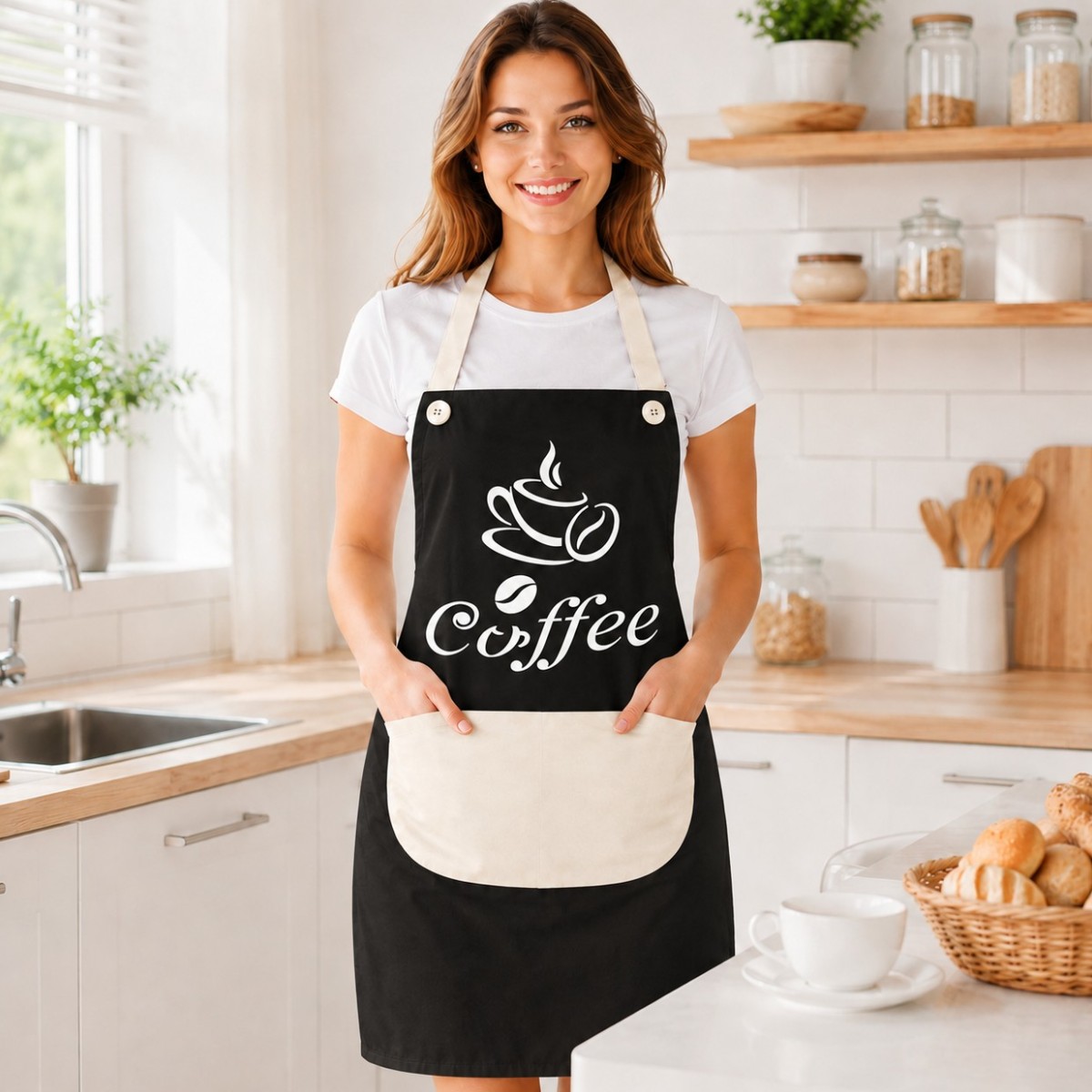 Фартук для кухни Coffee 72 х 65 см (R32607)