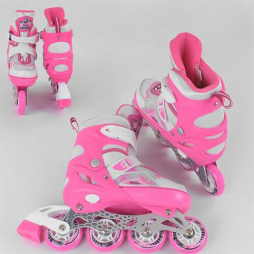 Ролики_9225-М_Best_Roller_размер_34-37_цвет_–_РОЗОВЫЙ_(6)_колёса_PU_ПЕРЕДНЕЕ_КОЛЕСО_СВЕТ_в_сумке_d_к