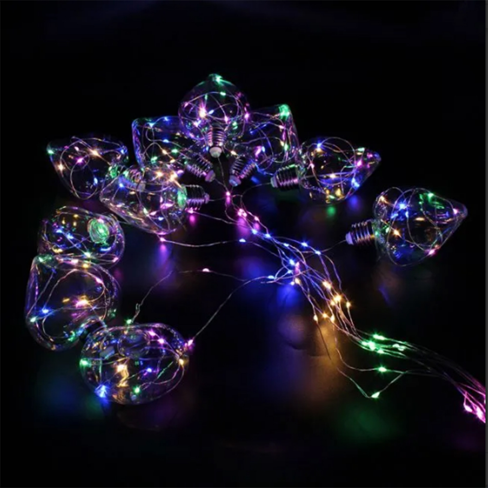 Гирлянда новогодняя Xmas Лампочки Сердце 3 х 1.5 м Мультицветная (7251)