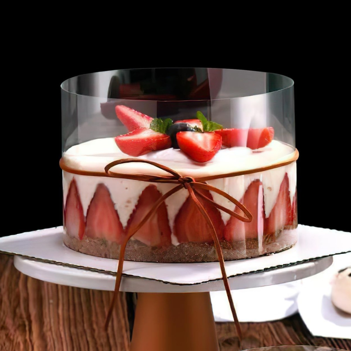 Бордюрная ацетатная лента для кондитерских изделий Confectionery Tape 10 см х 40 м х 0.125 мм