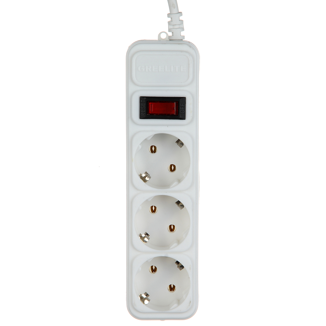 Удлинитель Greelite на 3 розетки 5 м White