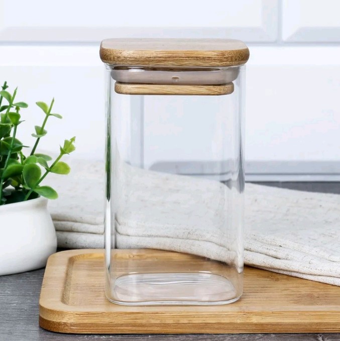 Банка для зберігання Glass Container "Cube" 400 мл (R92882/R10908-12) Скло