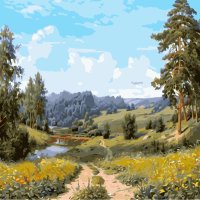 Картина_по_номерам_Сельская_дорога_40х50_см.jpg