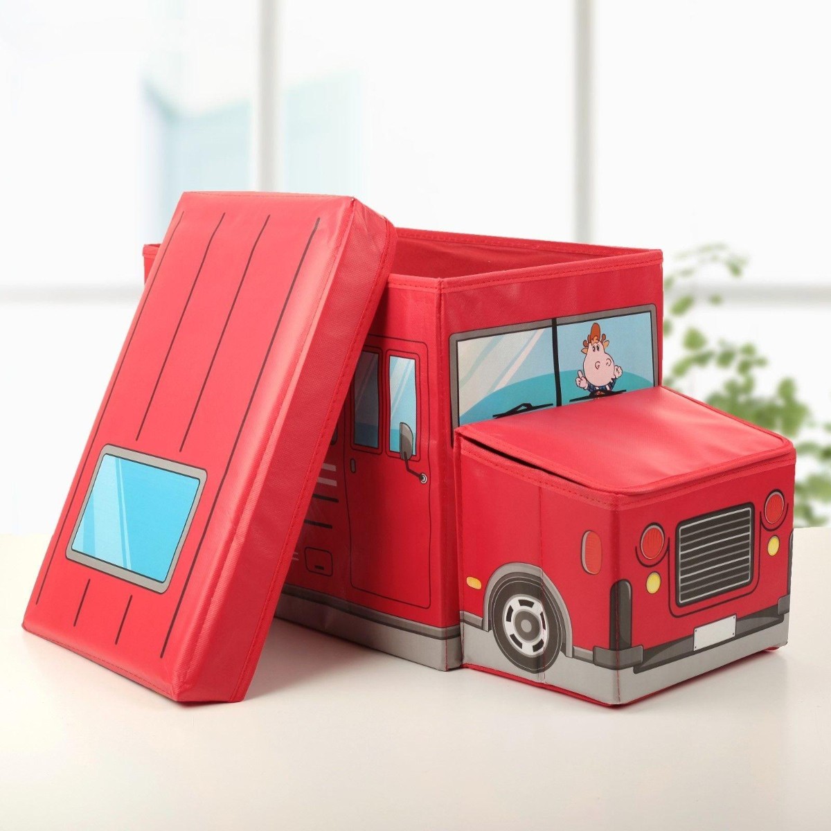 Коробка-органайзер для хранения игрушек, вещей BESSER 55 х 25 х 31 см (WW01364/R33427) (Красный)