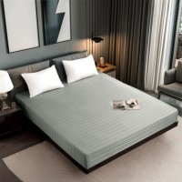 Простынь на резинке KOLOCO 160 х 200+25 см + наволочки 50 х 70 см (38652) Серый