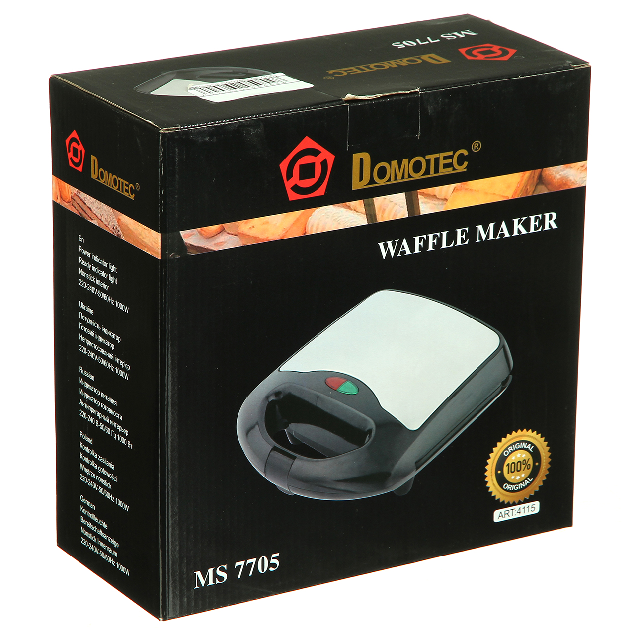 Вафельница Domotec (MS-7705)