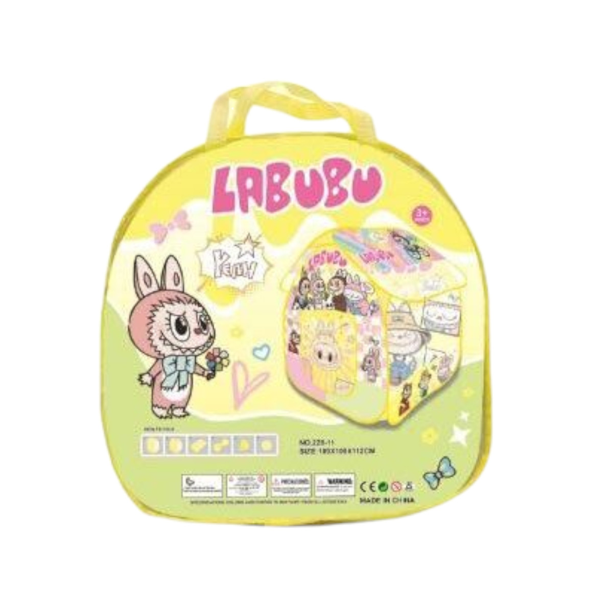 Детская игровая палатка Kid`s Tent "Labubu" 109 х 109 х 112 см (228-11)