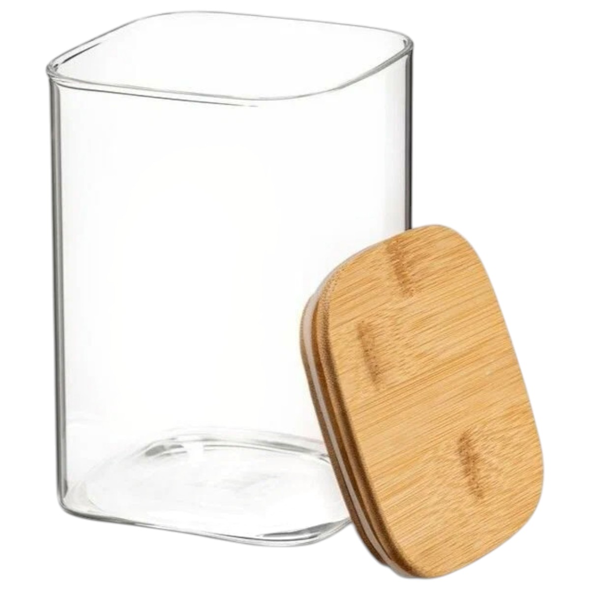 Банка для зберігання Glass Container "Cube" 230 мл (R10908-8) Скло