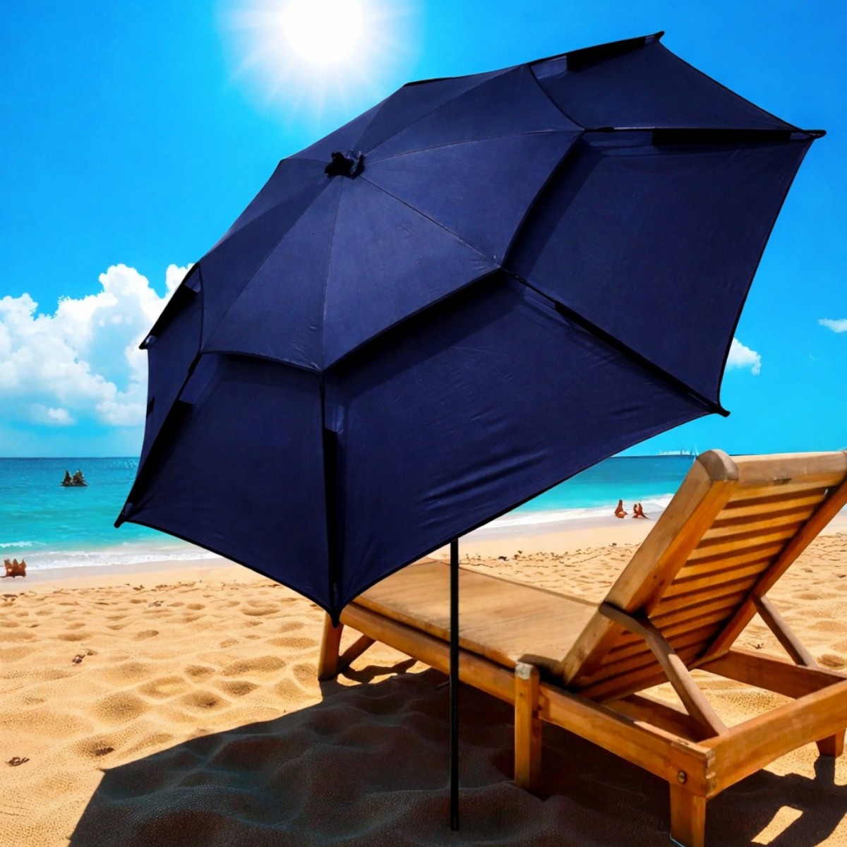 Зонт пляжный садовый рыбацкий антиветер с наклоном Outdoor Umbrella 2 м (MH-5470)
