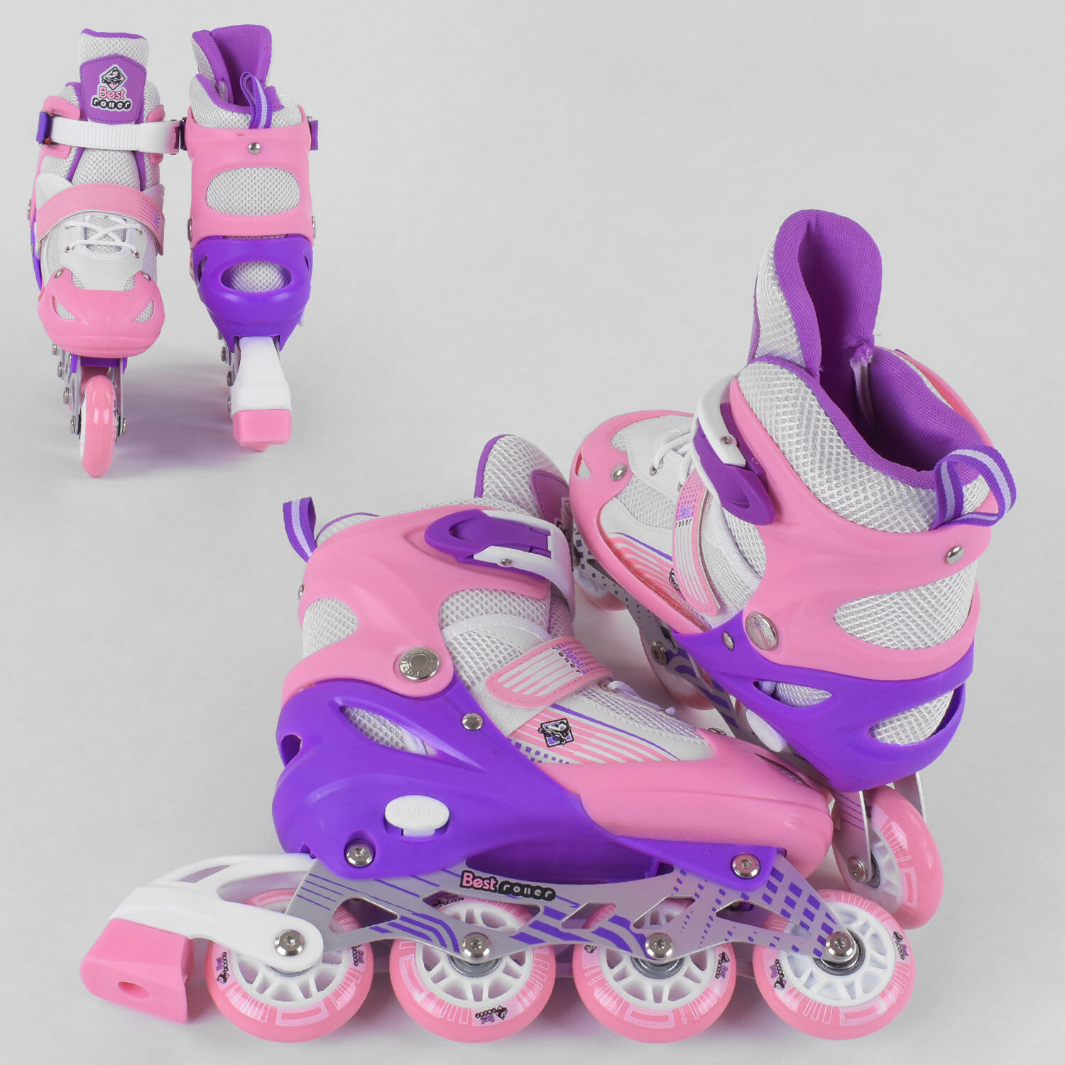 Ролики_60023-М_Best_Roller_размер_34-37_цвет_-_РОЗОВЫЙ_(6)_колёса_PVC_ПЕРЕДНЕЕ_КОЛЕСО_СВЕТ_в_сумке_d