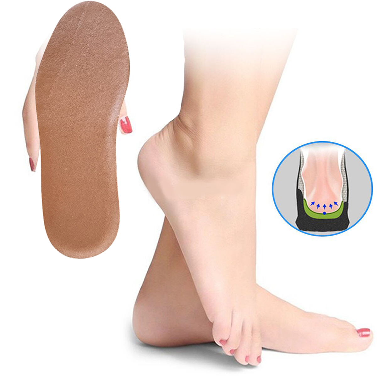 Устілки для взуття ортопедичні STEP ON LEATHER CLASSIC