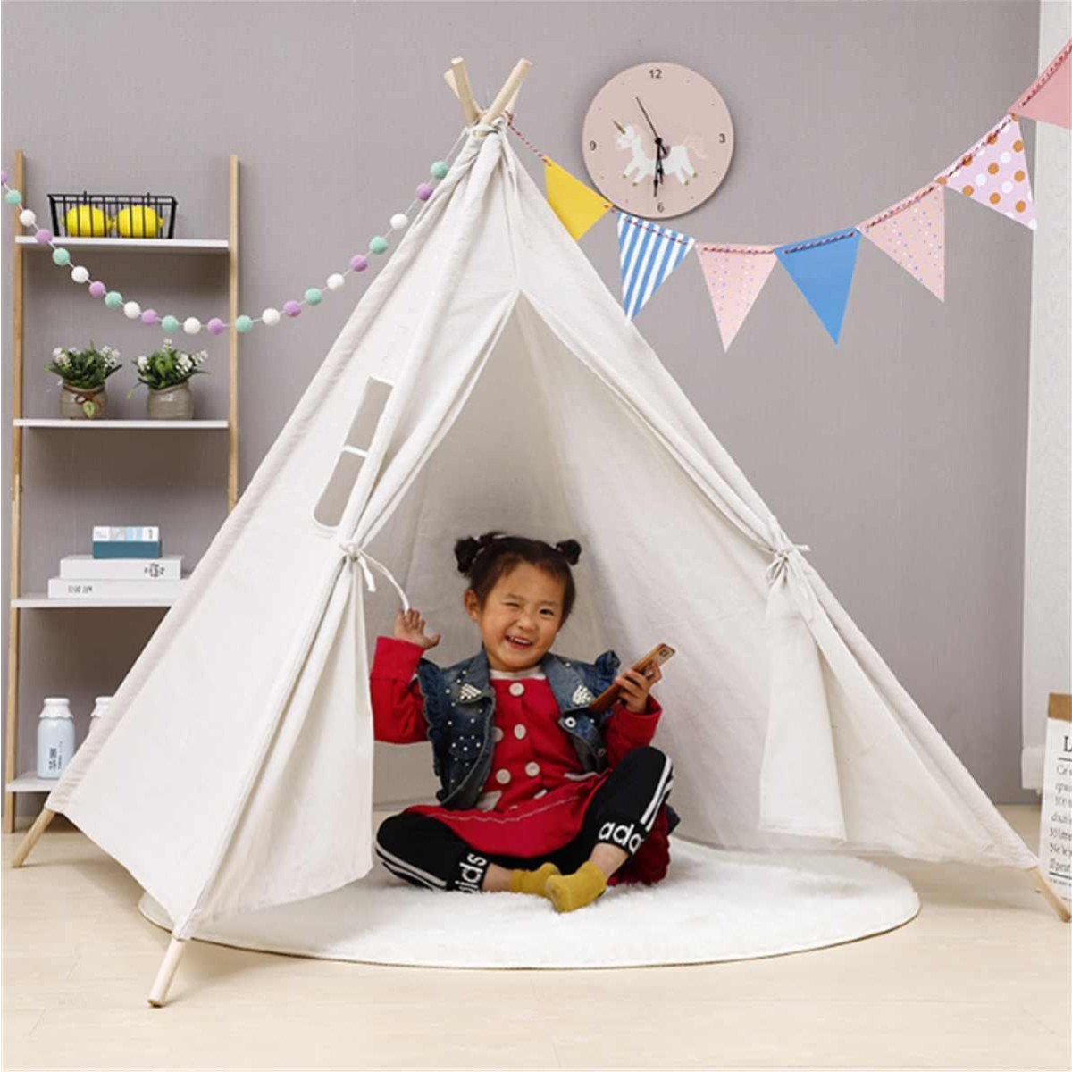 Детская игровая палатка вигвам Kid`s Tent 120 х 100 х 115 см (K 2102)